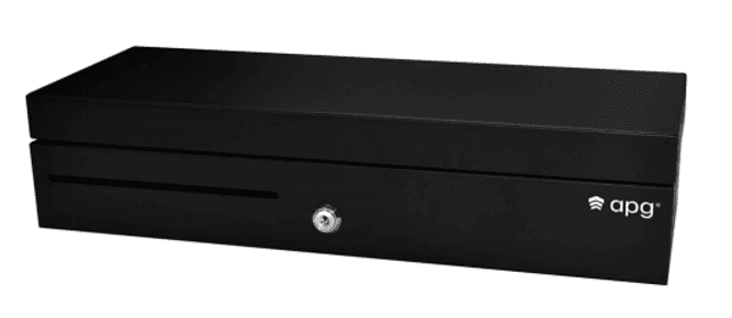 APG ECD460 Cash Drawer – part number ECD460B-BLK-SS